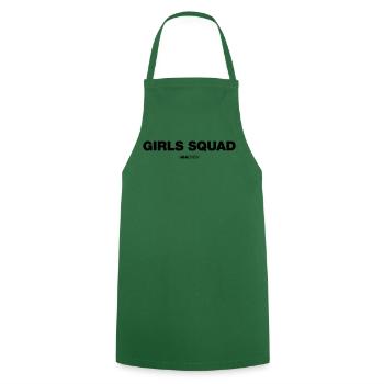 Girls Squad (enterrement de vie de garçon) - Tablier de cuisine - vert foncé - Devant - AI Model Male 185 dark (185cm)