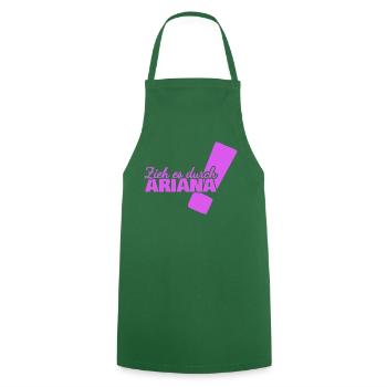Geschenk für Ariana - Kochschürze - Grün - Vorne - AI Model Male 185 dark (185cm)