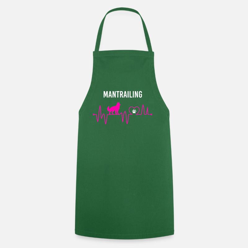 Mantrailing Heartbeat Mantrailing Passion - Cooking Apron - green