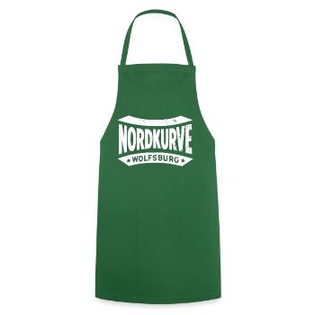 Wolfsburg Nordkurve Stadion Fan Shirt, Tasse - Kochschürze - Grün - Vorne - AI Model Male 185 dark (185cm)