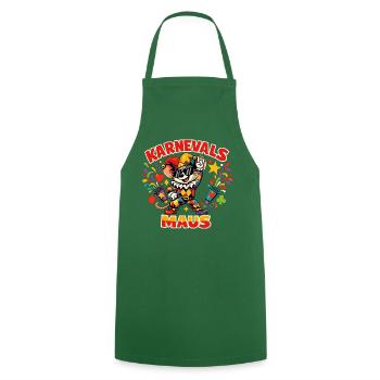 Carnival Mouse Cologne Carnival Funny - Cooking Apron - green - Front - AI Model Male 185 dark (185cm)