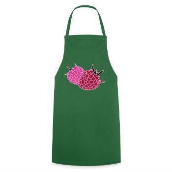 Raspberry Duo Pop Art - Kochschürze - Grün - Vorne - AI Model Male 185 dark (185cm)