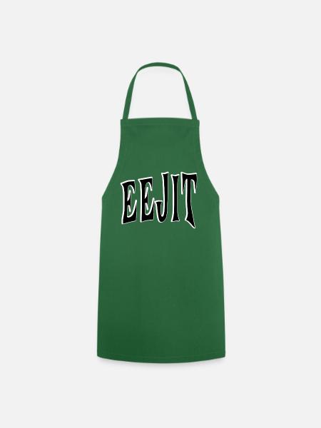 EEJIT – Irish Slang Design - Kochschürze - Grün