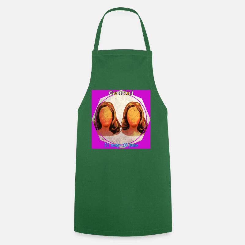Twins - Cooking Apron - green