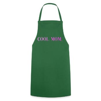 Cool Mom Sprüche Geschenk - Kochschürze - Grün - Vorne - AI Model Male 185 dark (185cm)