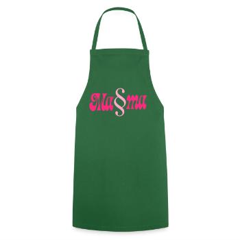 Lois sur les mères de loi - Tablier de cuisine - vert foncé - Devant - AI Model Male 185 dark (185cm)