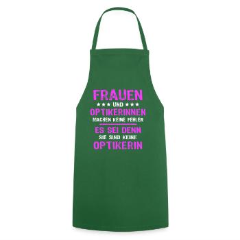 Optikerin Sprüche - Kochschürze - Grün - Vorne - AI Model Male 185 dark (185cm)