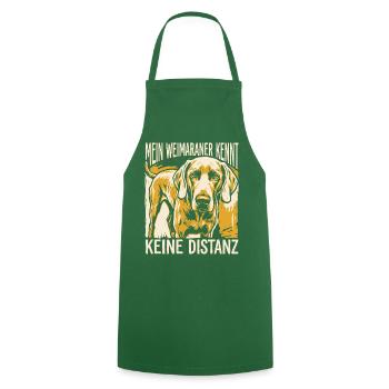 Mein Weimaraner kennt keine Distanz - Kochschürze - Grün - Vorne - AI Model Male 185 dark (185cm)