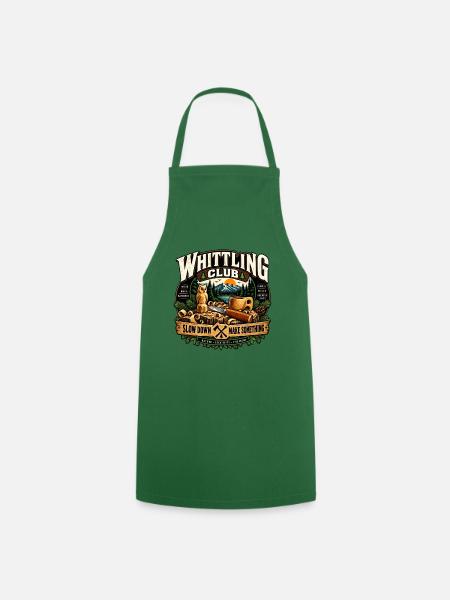 Whittling Holzschnitzen Schnitzen Geschenk Hobby - Kochschürze - Grün