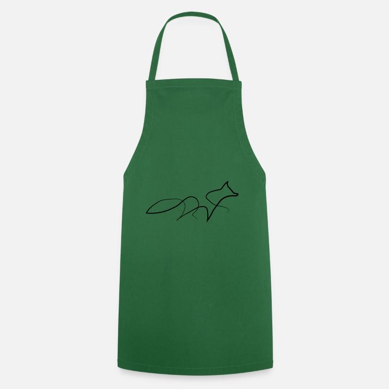 Fox - Cooking Apron - green
