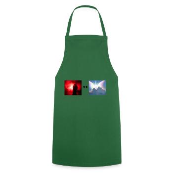 Enfer VS Paradis - Tablier de cuisine - vert foncé - Devant - AI Model Male 185 dark (185cm)