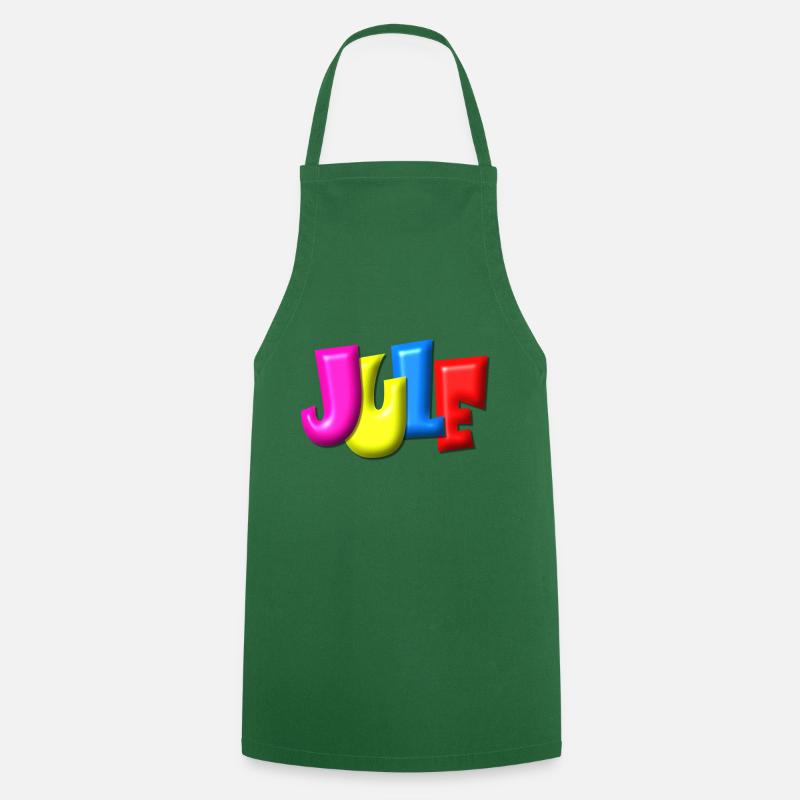 Jule - Style ballon - Tablier de cuisine - vert foncé