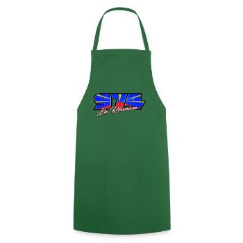 974 La Réunion Mavéli Mod 2X - Tablier de cuisine - vert foncé - Devant - AI Model Male 185 dark (185cm)