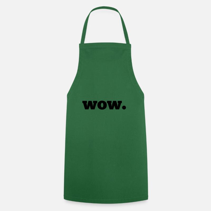 WOW. - Tablier de cuisine - vert foncé