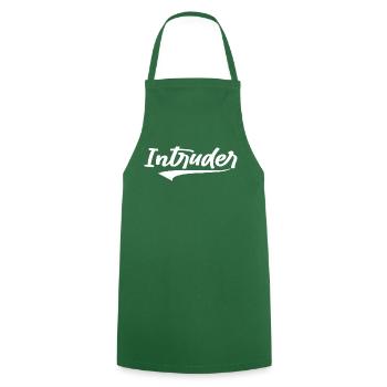 intruder hacker intruder clan sticker computer - Cooking Apron - green - Front - AI Model Male 185 dark (185cm)