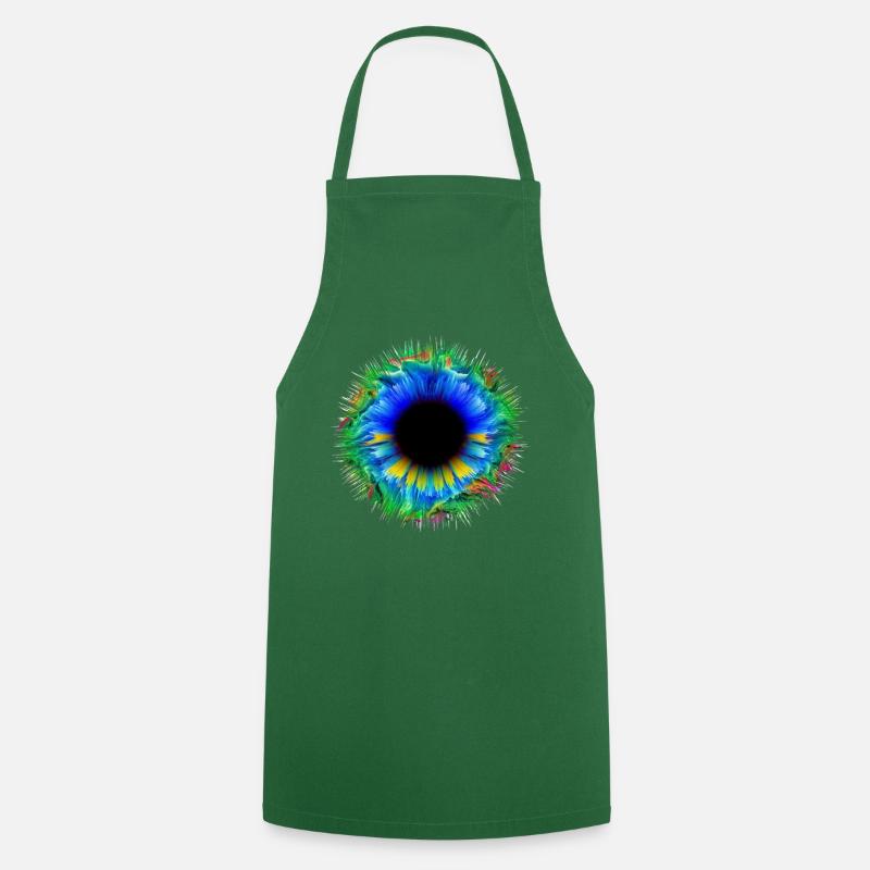 Œil œil œil œil œil œil œil œil œil œil - Tablier de cuisine - vert foncé