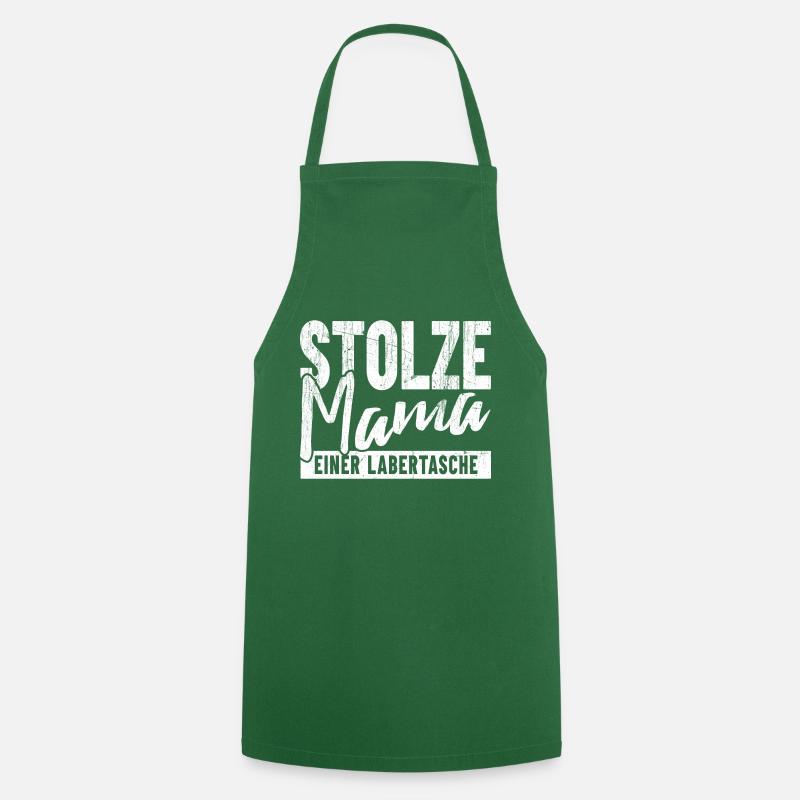 Stolze Mama einer Labertasche - Kochschürze - Grün