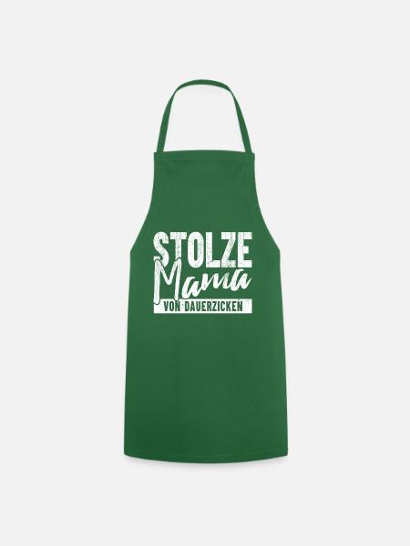 Stolze Mama von Dauerzicken - Kochschürze - Grün