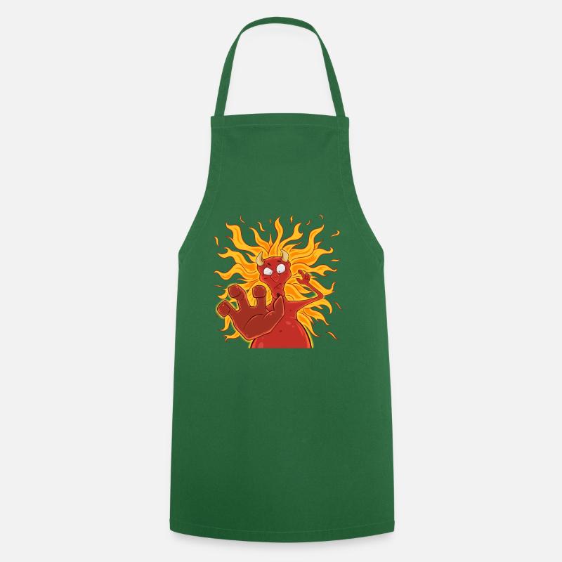 Satan vous veut ! - Tablier de cuisine - vert foncé
