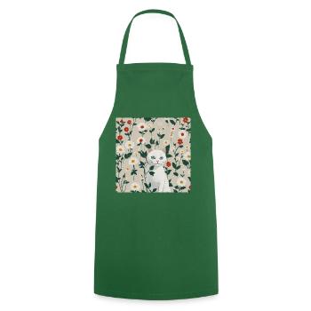 Trouve-moi ! - Tablier de cuisine - vert foncé - Devant - AI Model Male 185 dark (185cm)