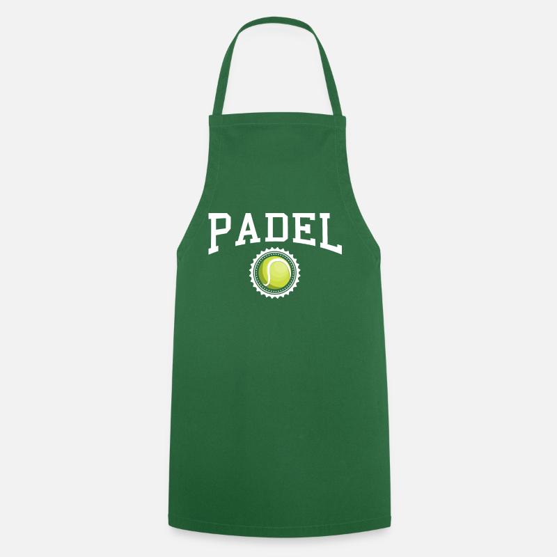 Padel - Gift for padel player - Cooking Apron - green