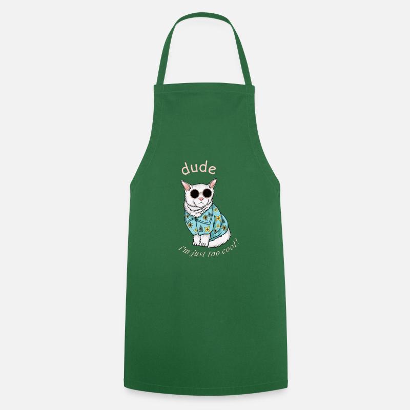 Funny animals - Cooking Apron - green