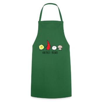 Antipasti friends - Cooking Apron - green - Front - AI Model Male 185 dark (185cm)