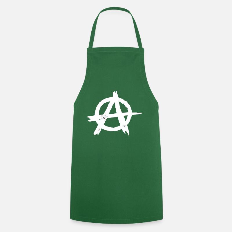 anarchie - Tablier de cuisine - vert foncé