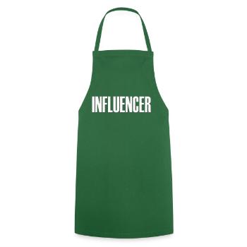 influencer youtuber fame babo sticker sticker sticker - Cooking Apron - green - Front - AI Model Male 185 dark (185cm)