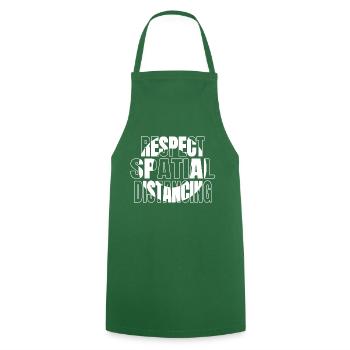 animal 51 alien ufo all bday quote sayings happy - Cooking Apron - green - Front - AI Model Male 185 dark (185cm)