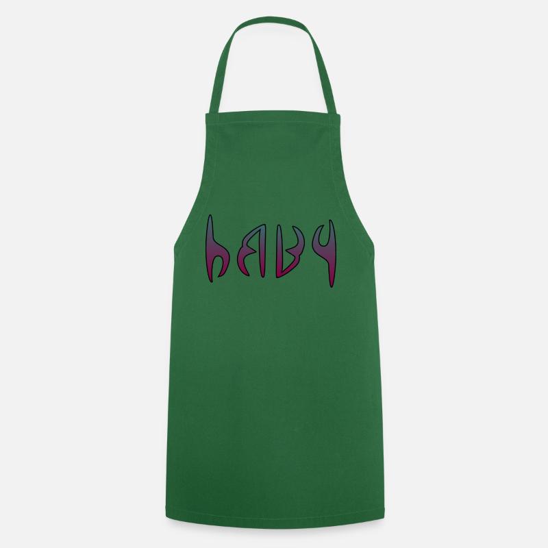 Bébé - Tablier de cuisine - vert foncé