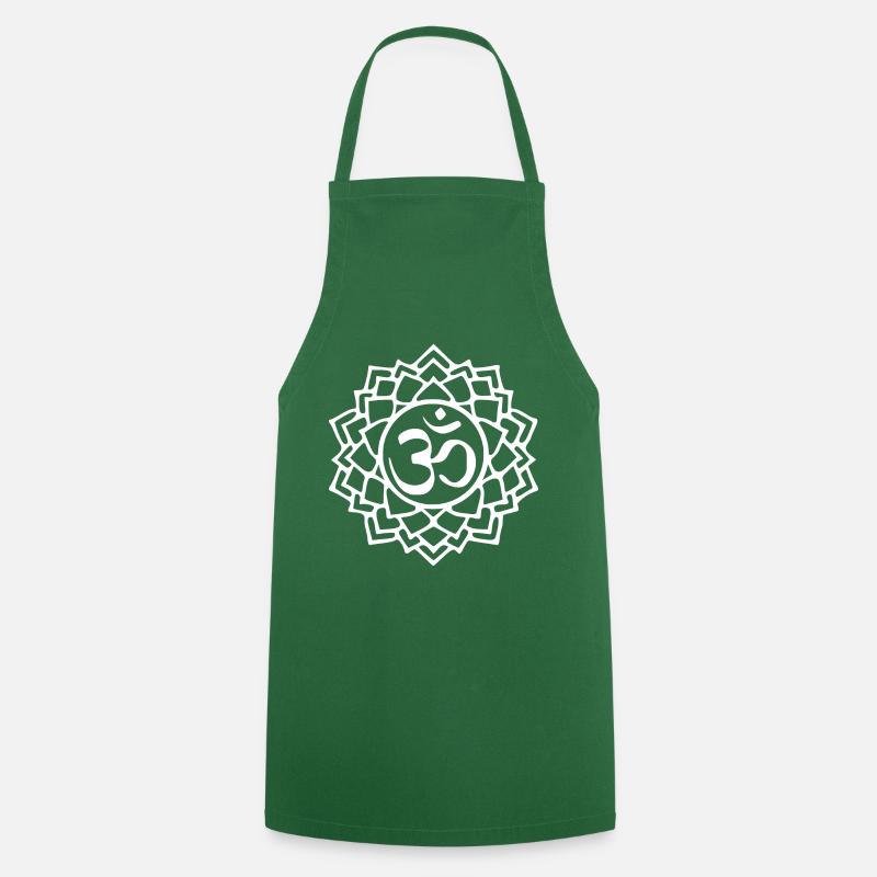 Chakra de la couronne - Tablier de cuisine - vert foncé