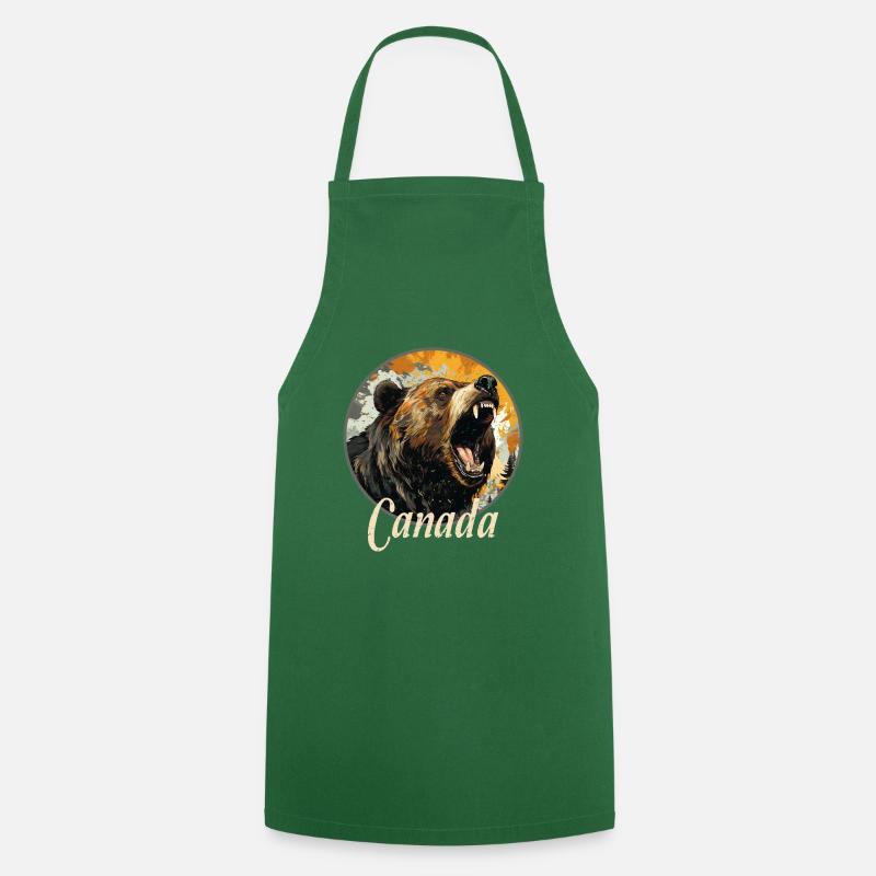 CANADA - Tablier de cuisine - vert foncé