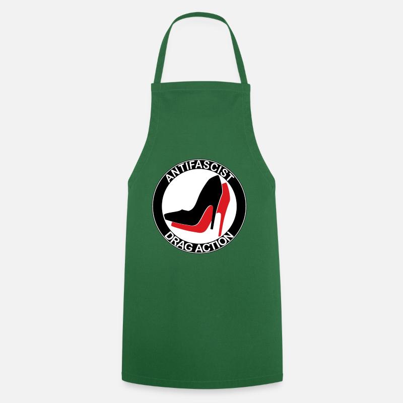 ANTIFASCIST DRAG ACTION - Cooking Apron - green