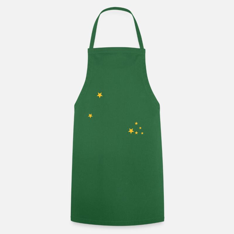 Taurus constellation - Cooking Apron - green