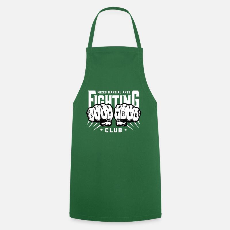 combats mixtes - Tablier de cuisine - vert foncé