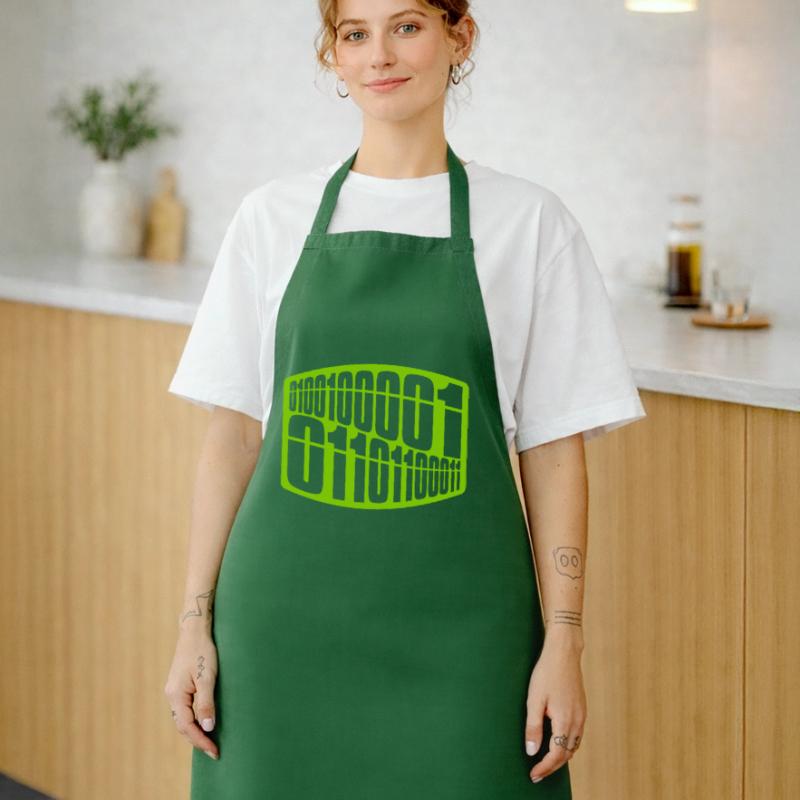 Binary Code Program Language Cooking Apron