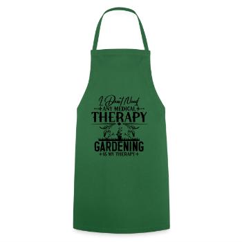 Hobby gardeners, fruit and vegetable gardeners - Cooking Apron - green - Front - AI Model Male 185 dark (185cm)