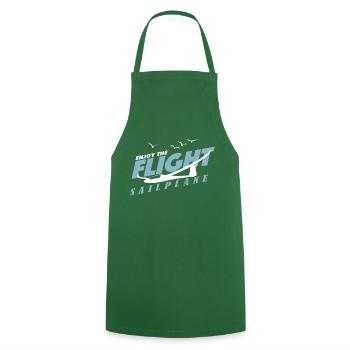 ENJOY THE FLIGHT - Tablier de cuisine - vert foncé - Devant - AI Model Male 185 dark (185cm)