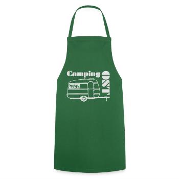 Qek Junior DDR Wohnwagen - Kochschürze - Grün - Vorne - AI Model Male 185 dark (185cm)