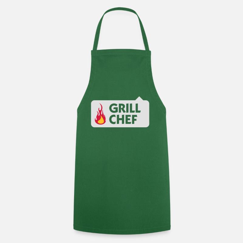 Ich bin der Grill Chef! - Kochschürze - Grün