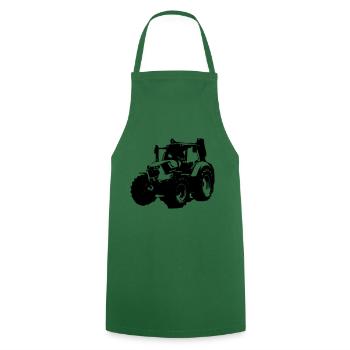 Agrotron Deutz new design - Cooking Apron - green - Front - AI Model Male 185 dark (185cm)