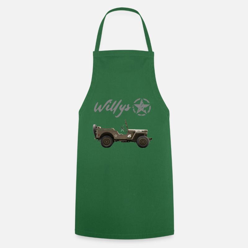 L’étoile de Willy - Tablier de cuisine - vert foncé