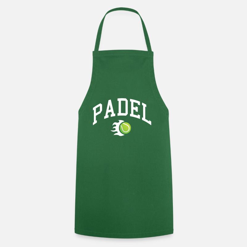 Padel - Gift for padel lovers - Cooking Apron - green
