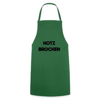 Kotzbrocken - Cooking Apron - green - Front - AI Model Male 185 dark (185cm)