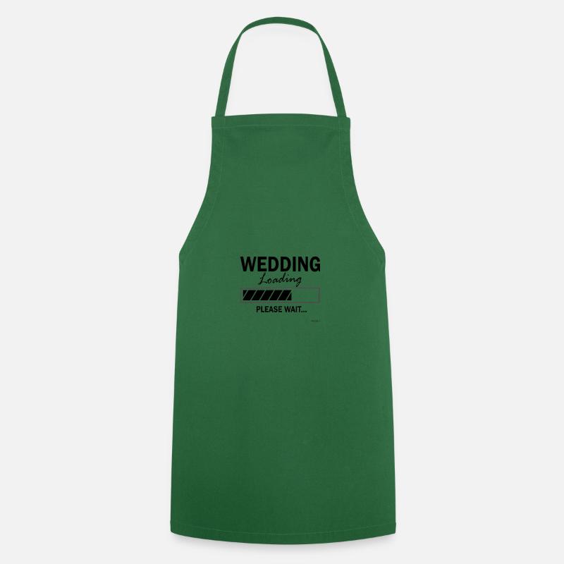 Hochzeit Junggesellenabschied Ehe Liebe Geschenk - Kochschürze - Grün