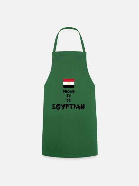 'Proud To Be Egyptian' - Kochschürze - Grün
