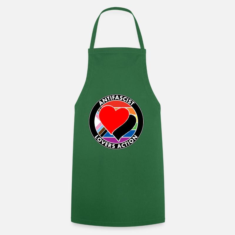 antifascist lovers action - Cooking Apron - green