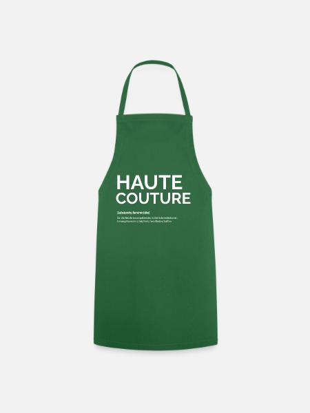 Haute Couture - Kochschürze - Grün