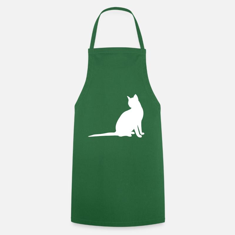 gatto - Grembiule da cucina - verde